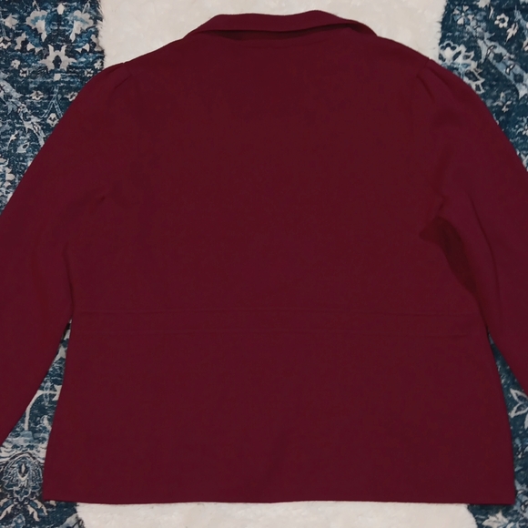 New Talbots knit sweater blazer jacket plus size women's 2X - Picture 6 of 9